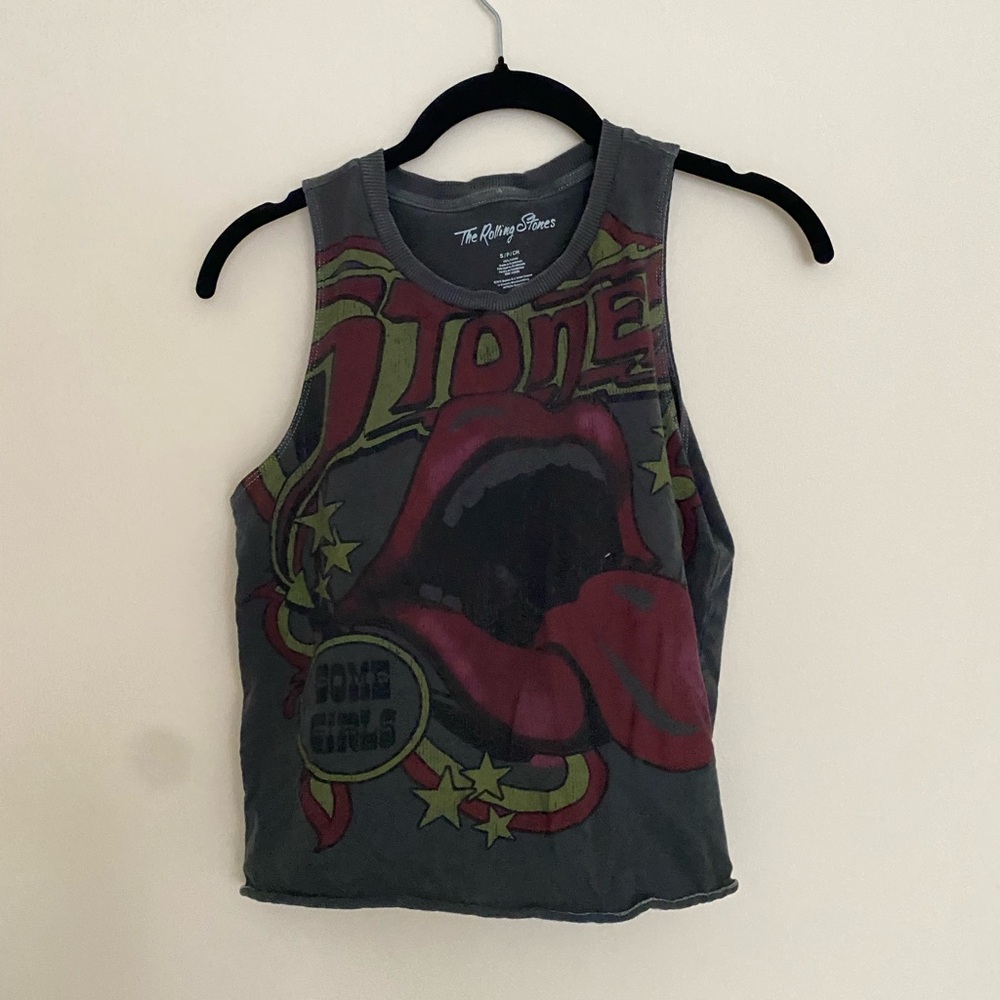 ROLLING STONES CROPPED TANK
